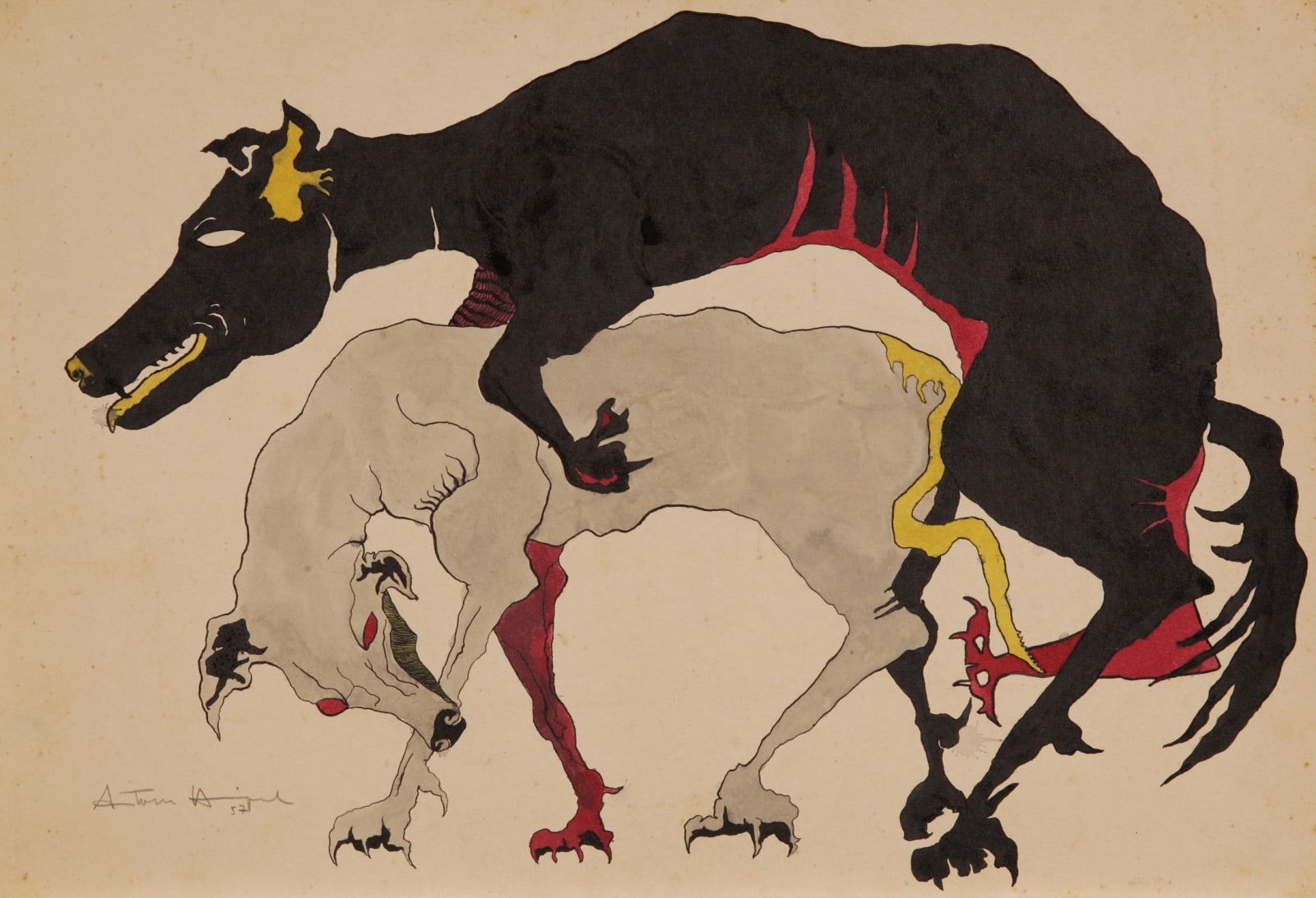 Antonio Henrique Amaral, Cães, 1957