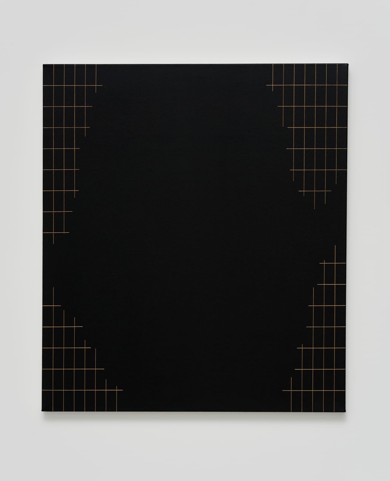 Valdirlei Dias Nunes, Untitled (grid with large trim), 2017