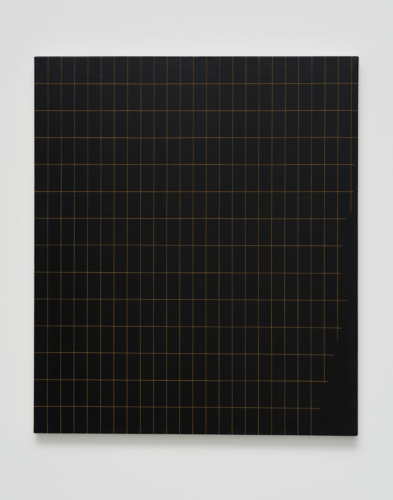 Valdirlei Dias Nunes, Untitled (grid with bottom side trim), 2017