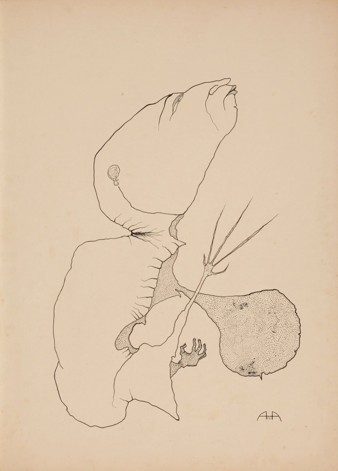 Antonio Henrique Amaral, Estranha figura, 1957
