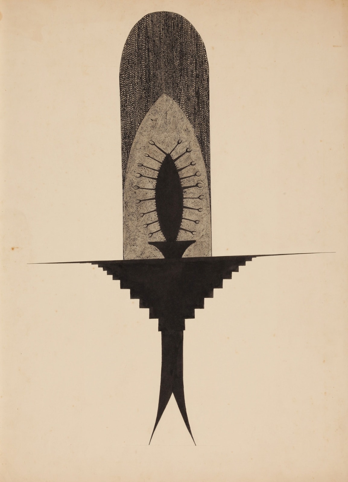 Antonio Henrique Amaral, Templo, 1957