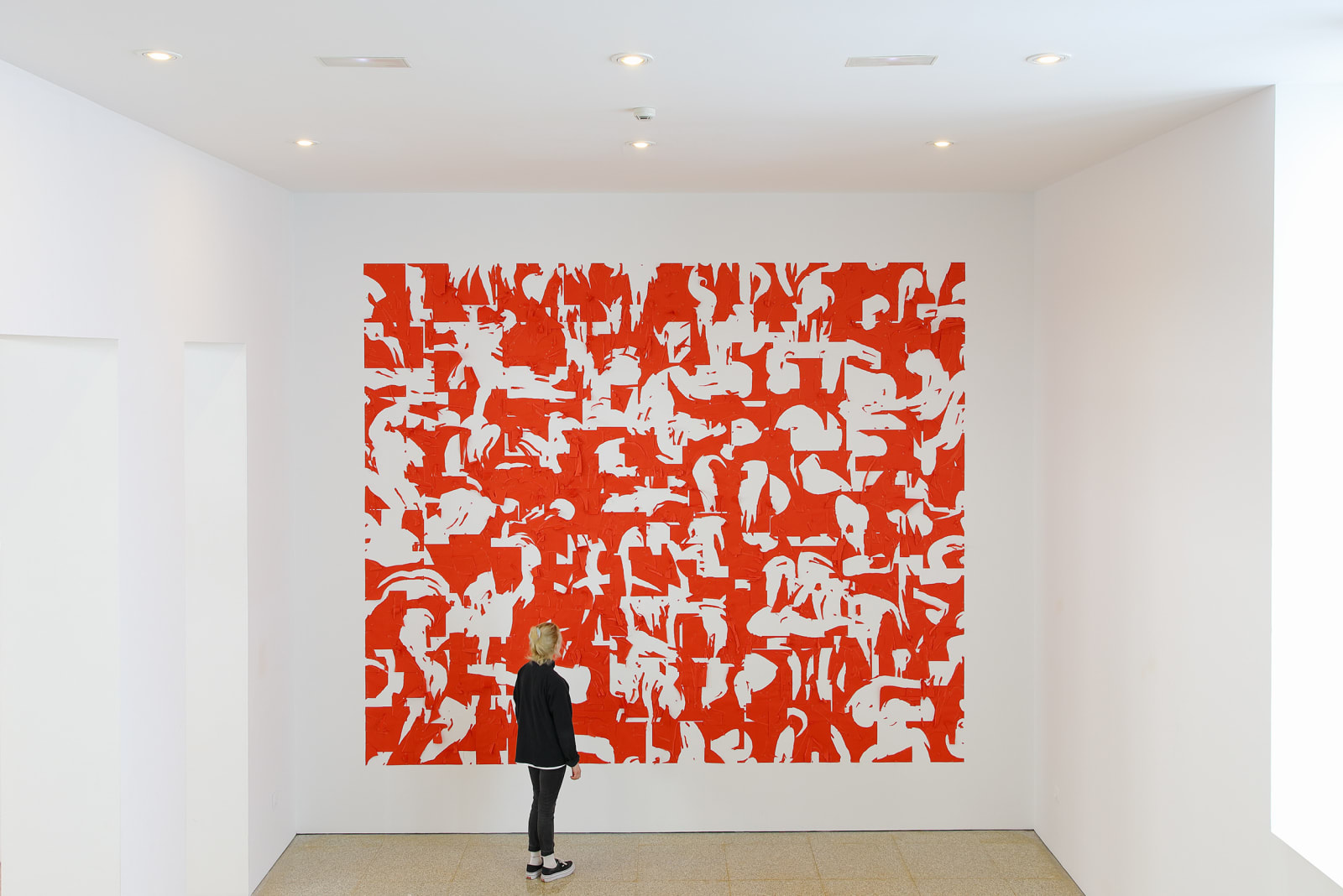 Guillermo Mora, Despintando rojo, 2023