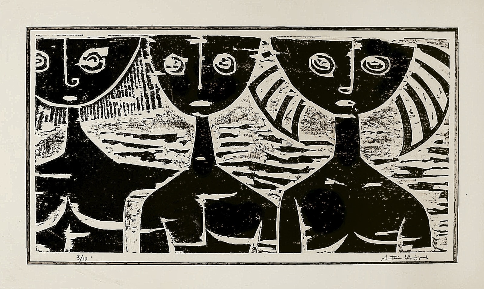 Antonio Henrique Amaral, Três Mulheres, 1959