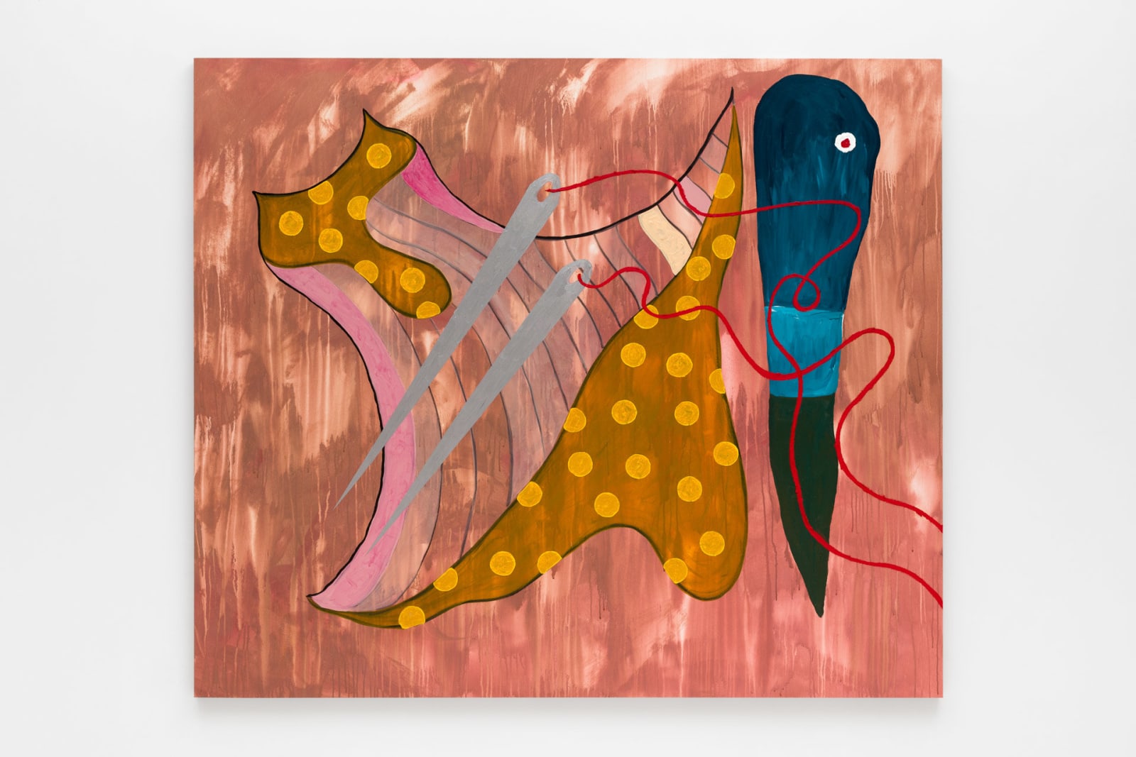 Andy Villela, Sewing, from the series The sea and the possibility of zero gravity, 2024