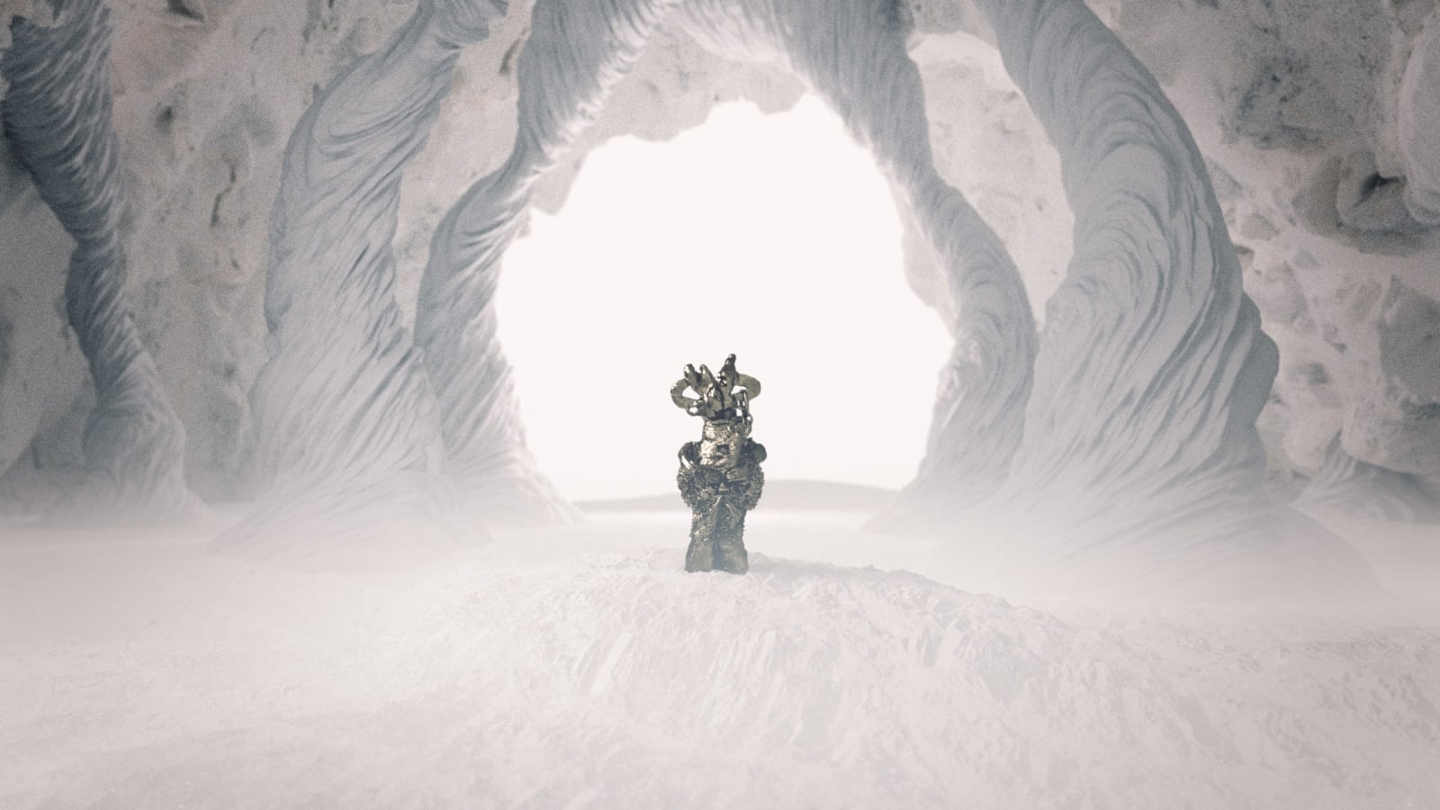 Juz Kitson, Beneath a frozen sea; Shadows make the light shine brighter, 2024