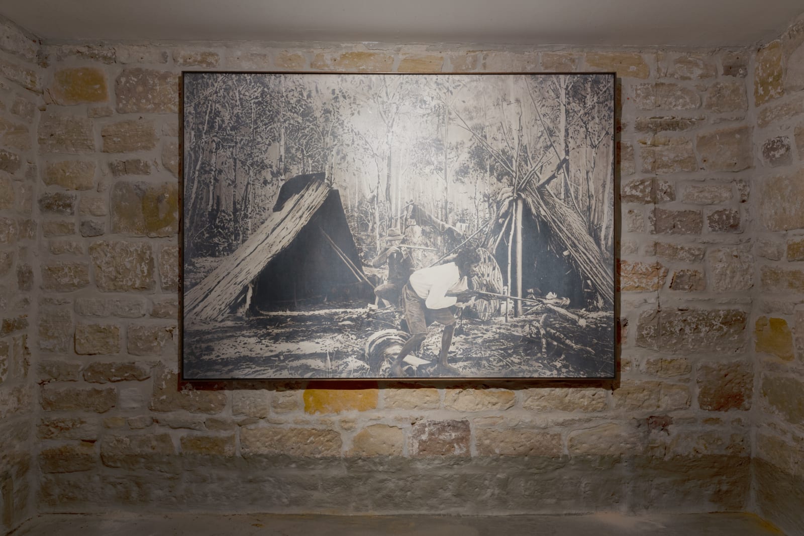 Danie Mellor, The camp at midday (Jimmy’s got a gun), 2023