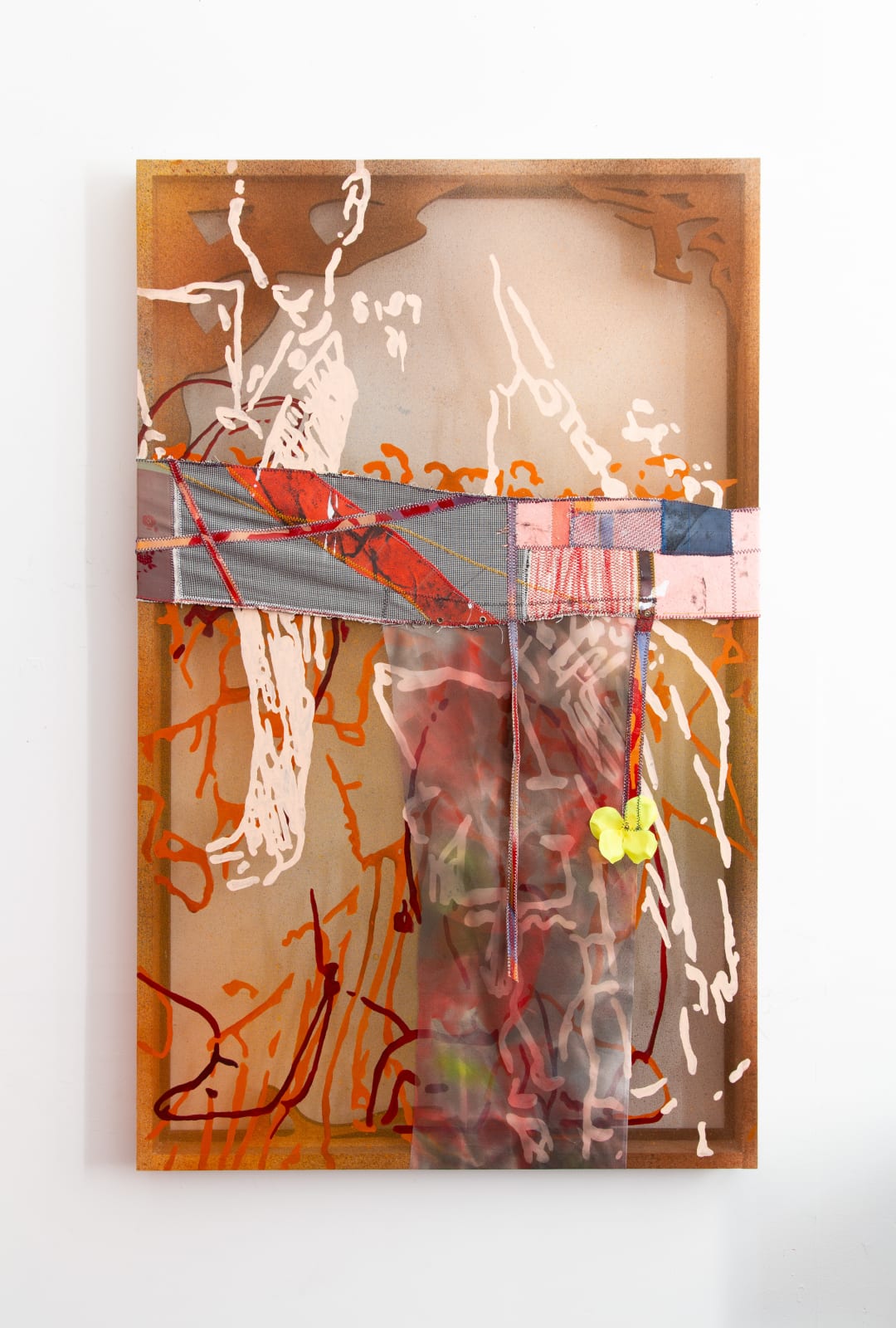 Remy Faint, Two figures, Rabbit, 2024