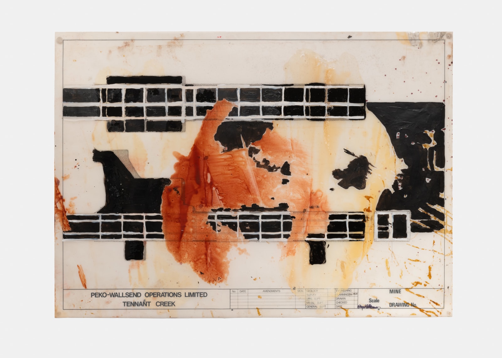 Tennant Creek Brio, Mine Drawing II - Rupert Betheras, 2024