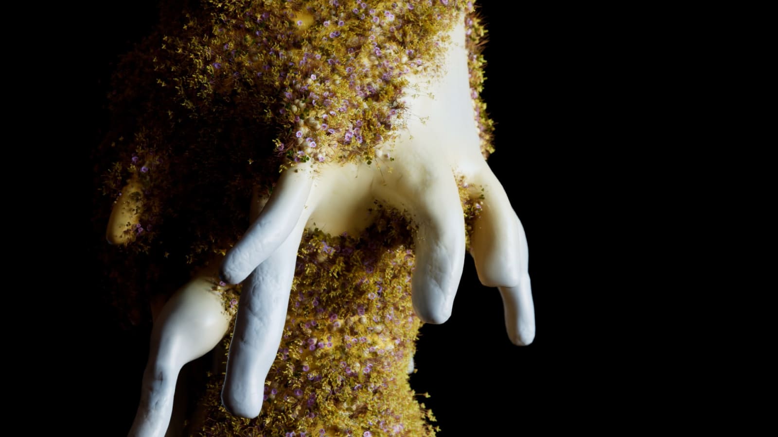 Juz Kitson, Beneath a frozen sea; Shadows make the light shine brighter, 2024