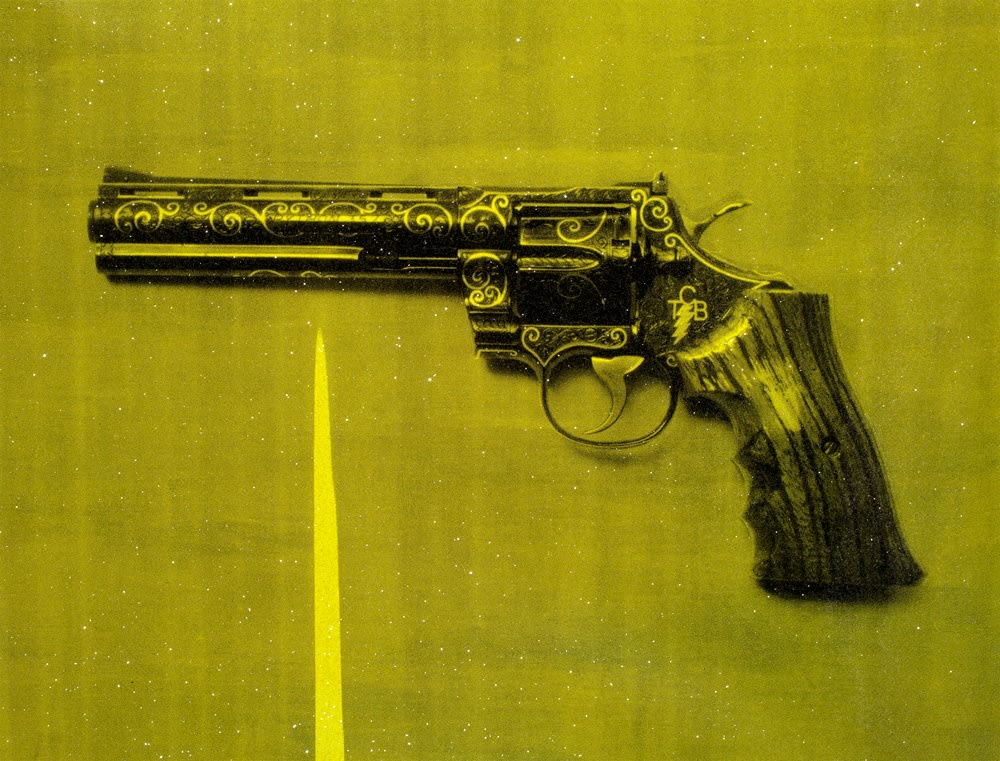 Russell Young, Elvis TCB Gun, 2018