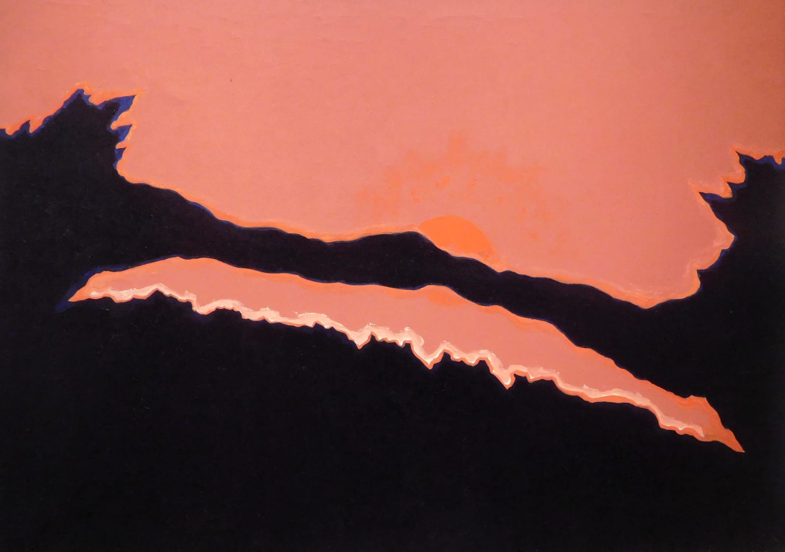 John DePuy, Landscape Arch, Sunset Moab, Utah, 1985