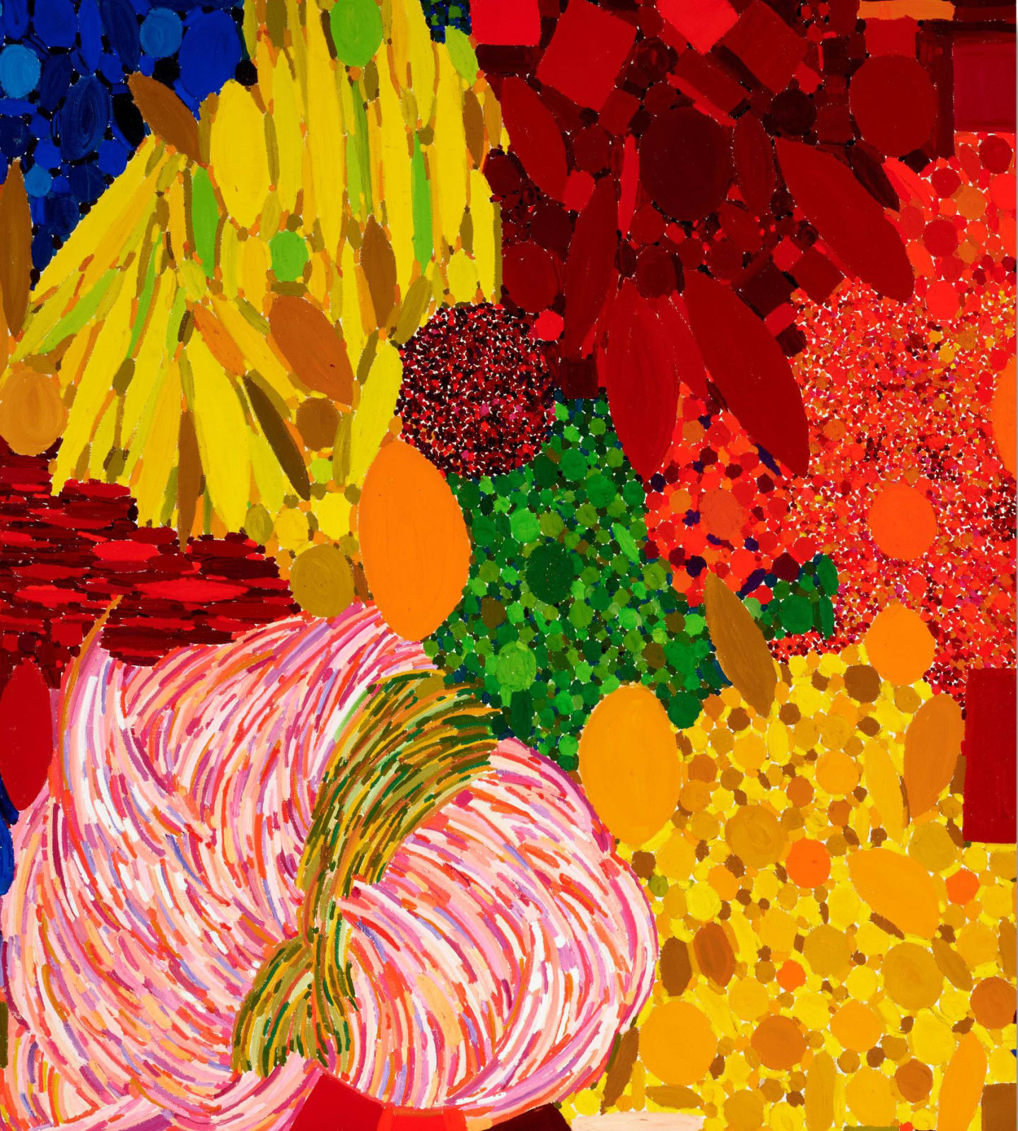 Lynne Mapp Drexler, Floral Chaos, 1967