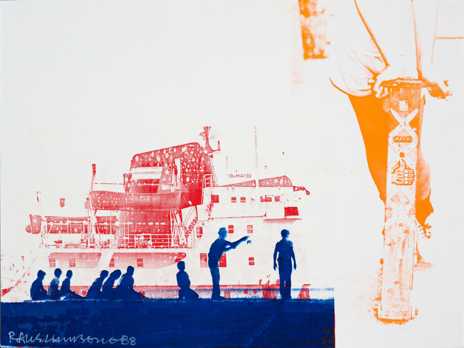 Robert Rauschenberg, Port Sport (Puerto Deportivo) / ROCI CUBA, 1988