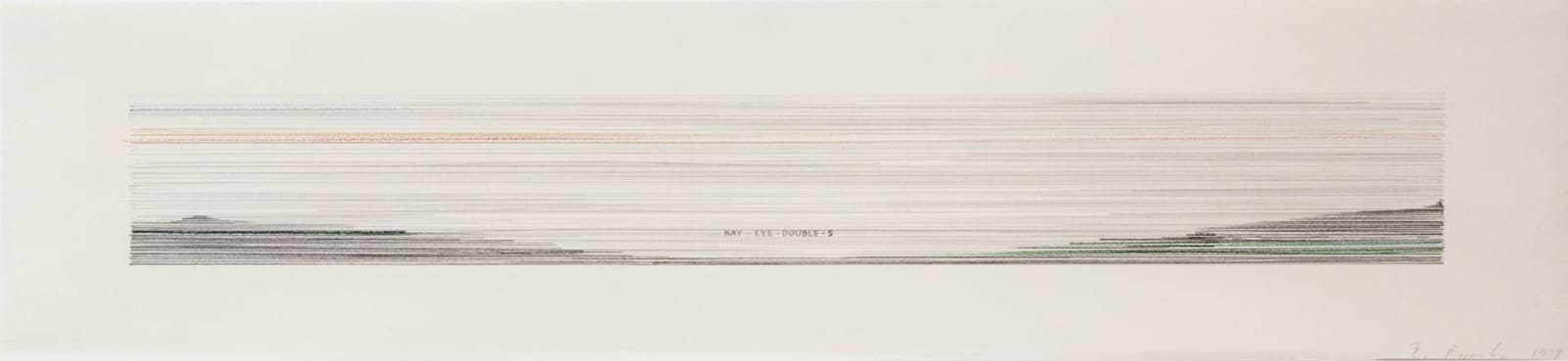 Ed Ruscha, Kay-Eye-Double-S, 1979