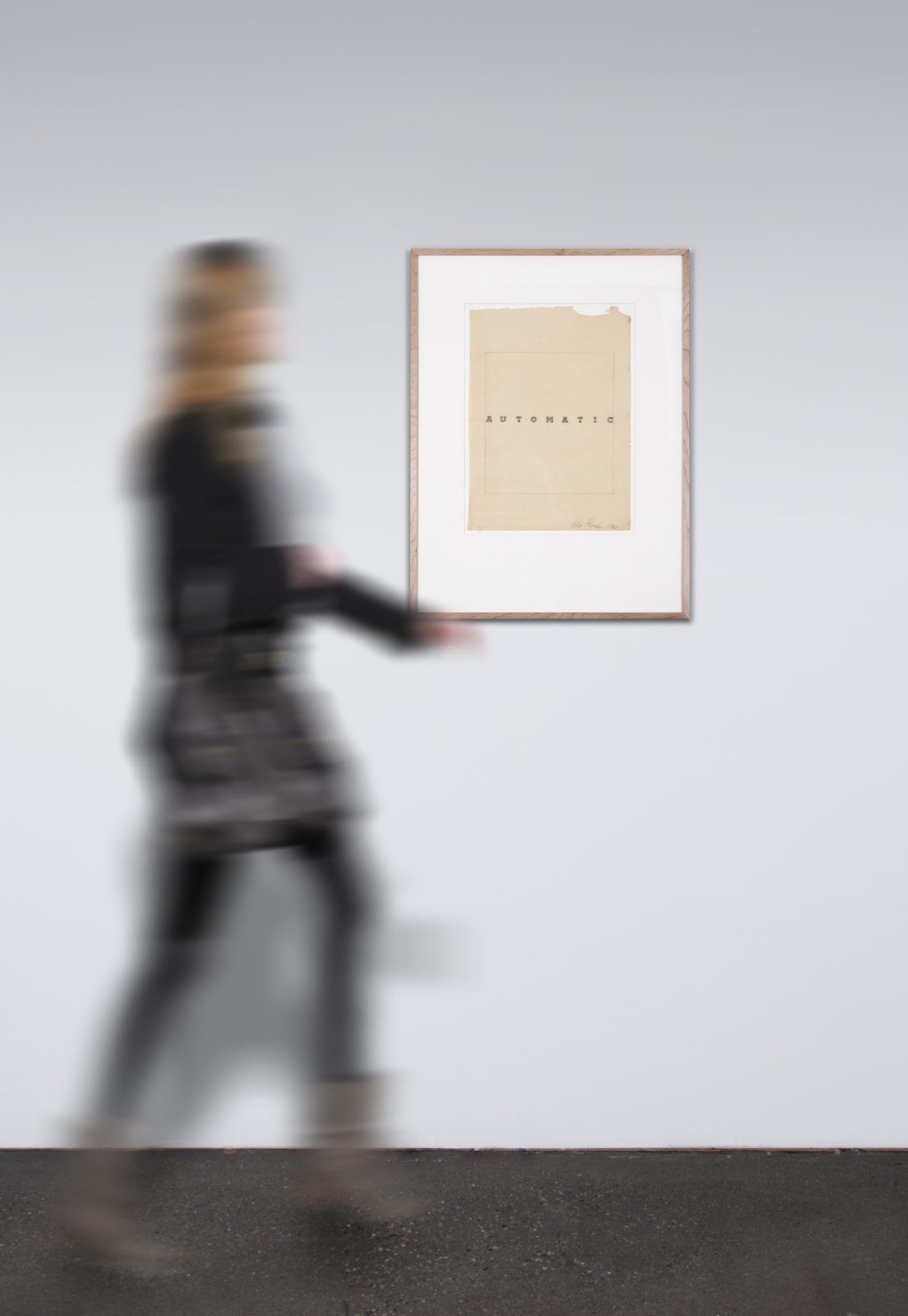 Ed Ruscha, Automatic Study, 1963