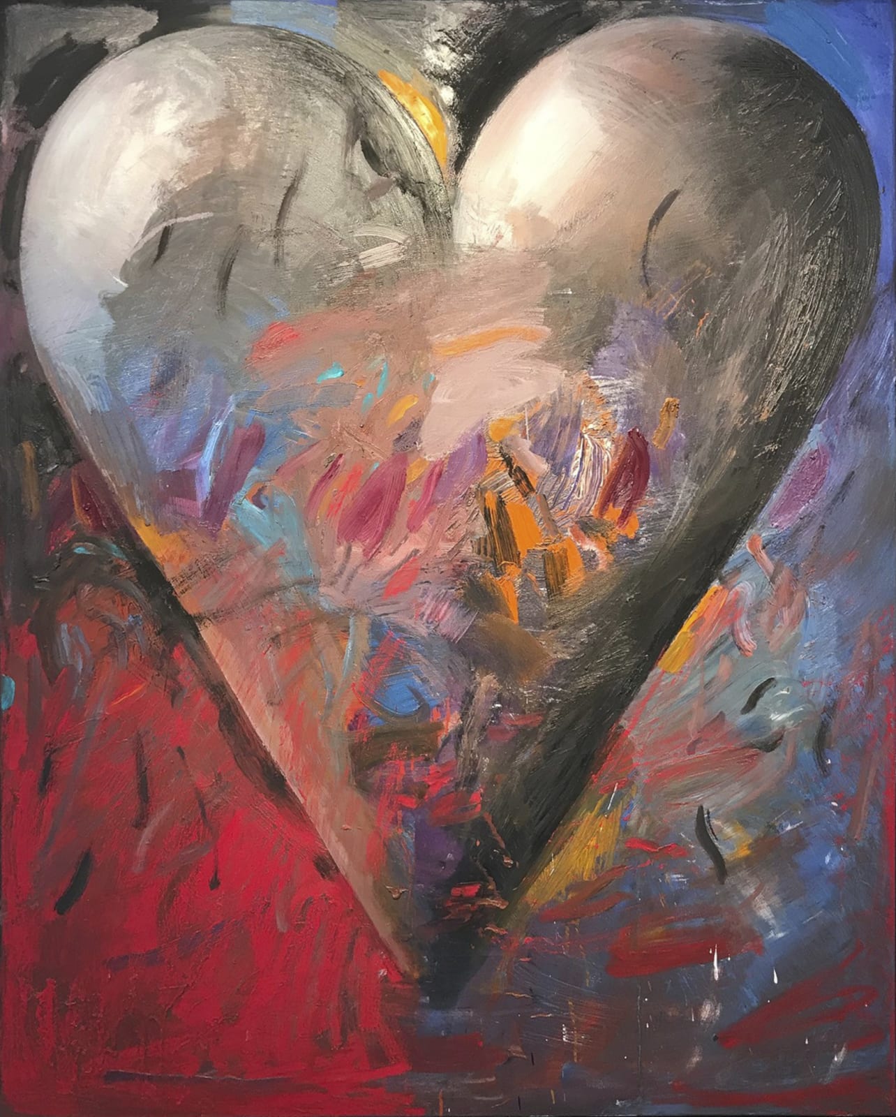 Jim Dine, Mauve Gold, 1995