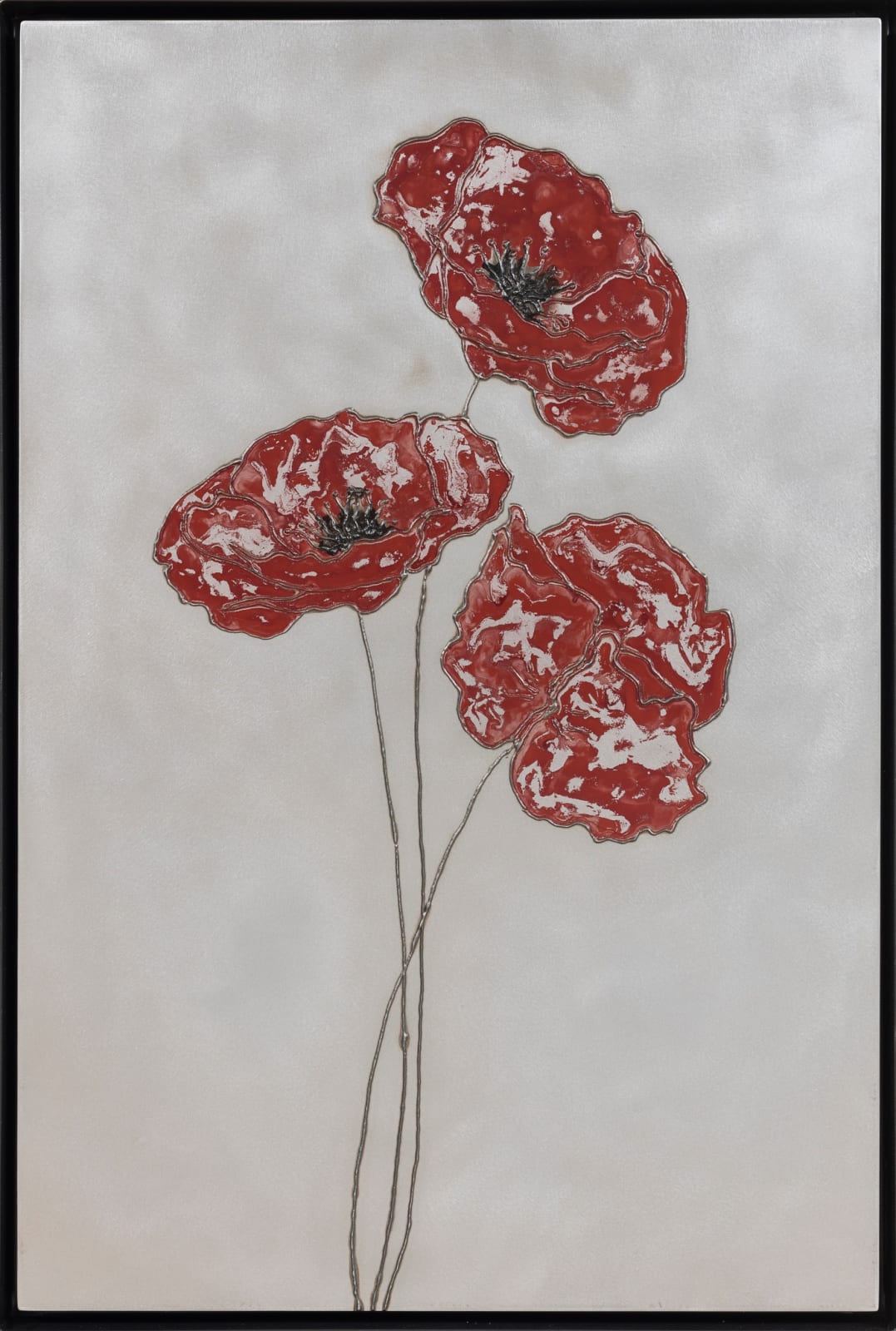 Nick Moss, Red Poppies, 2023