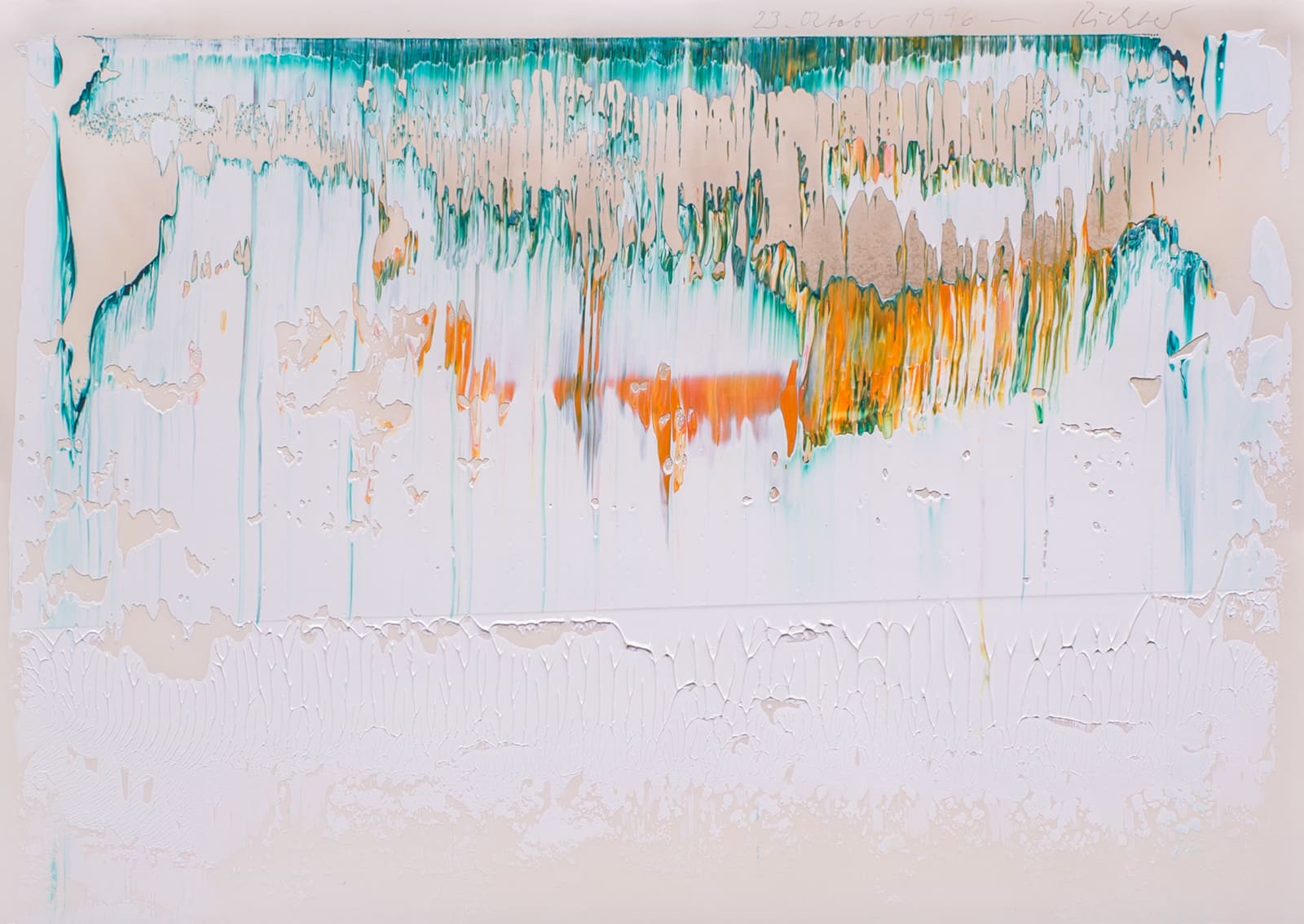 Gerhard Richter, Paper Fuji (23 Oktober 1996), 1996