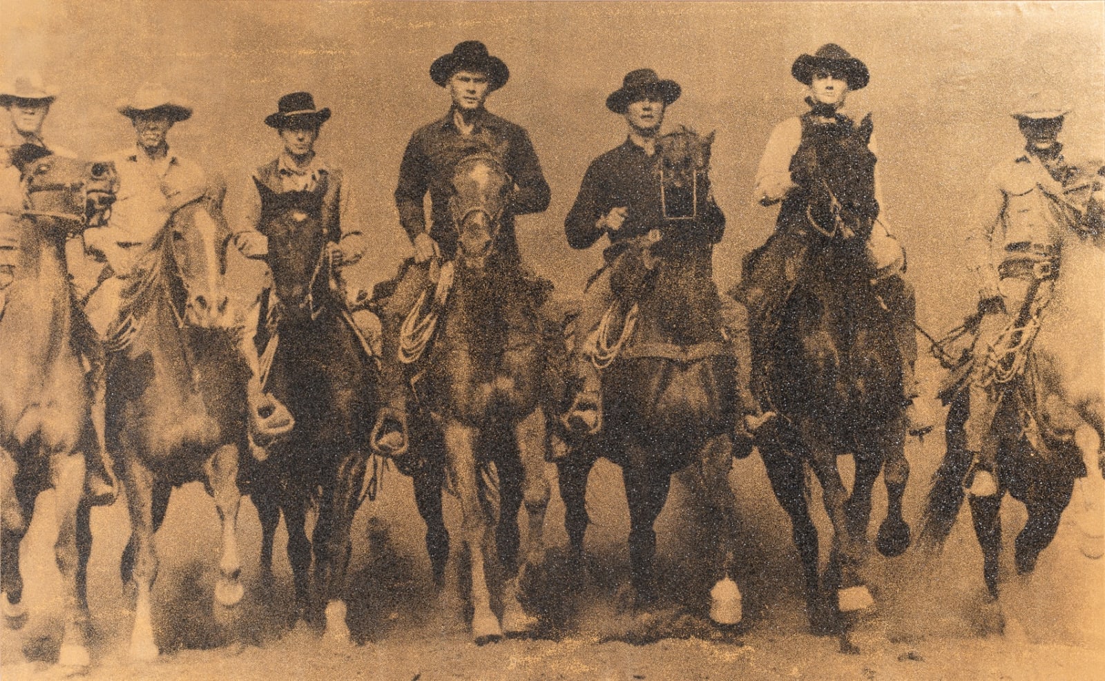 Russell Young, Magnificent Seven (Sonoran Gold), 2023