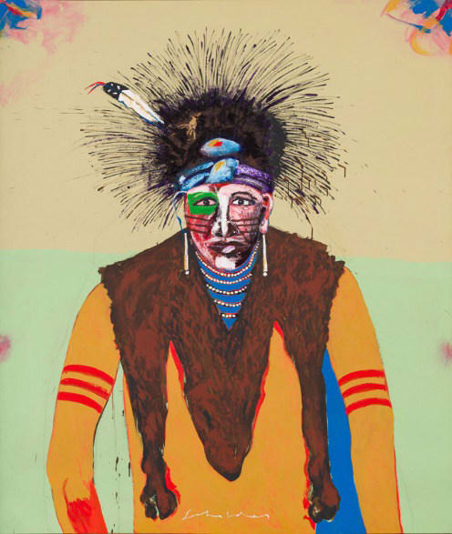 Fritz Scholder, Red #21, 1994