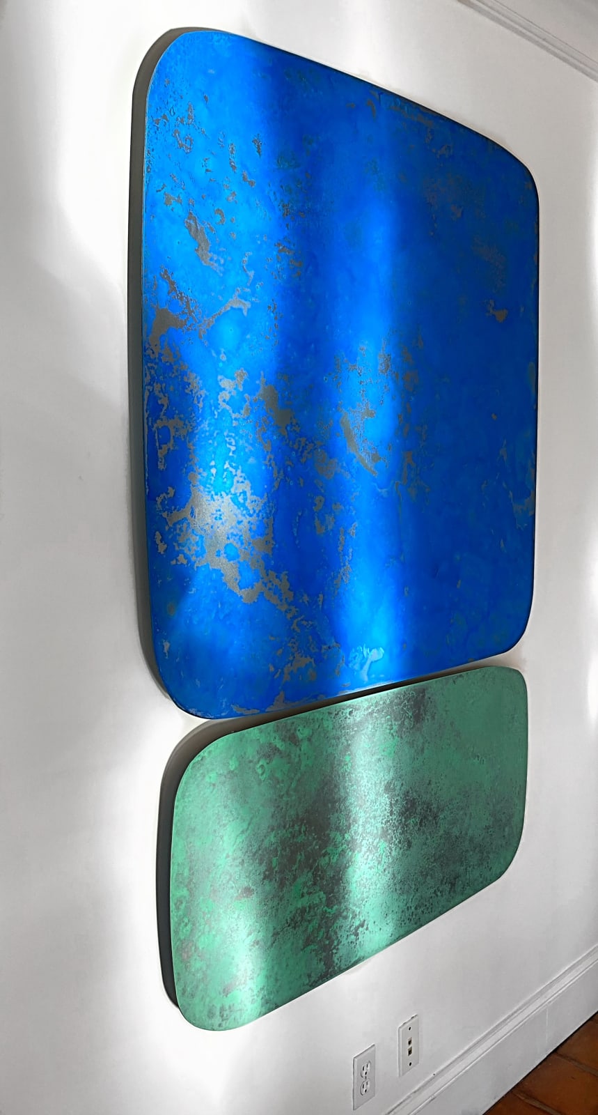 Nick Moss, Ocean Bloom (Some kinda blue over some kinda green), 2019