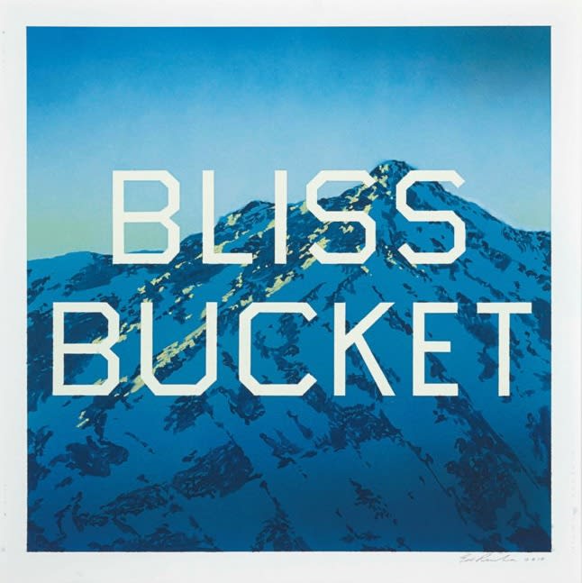 Ed Ruscha, Bliss Bucket, 2010