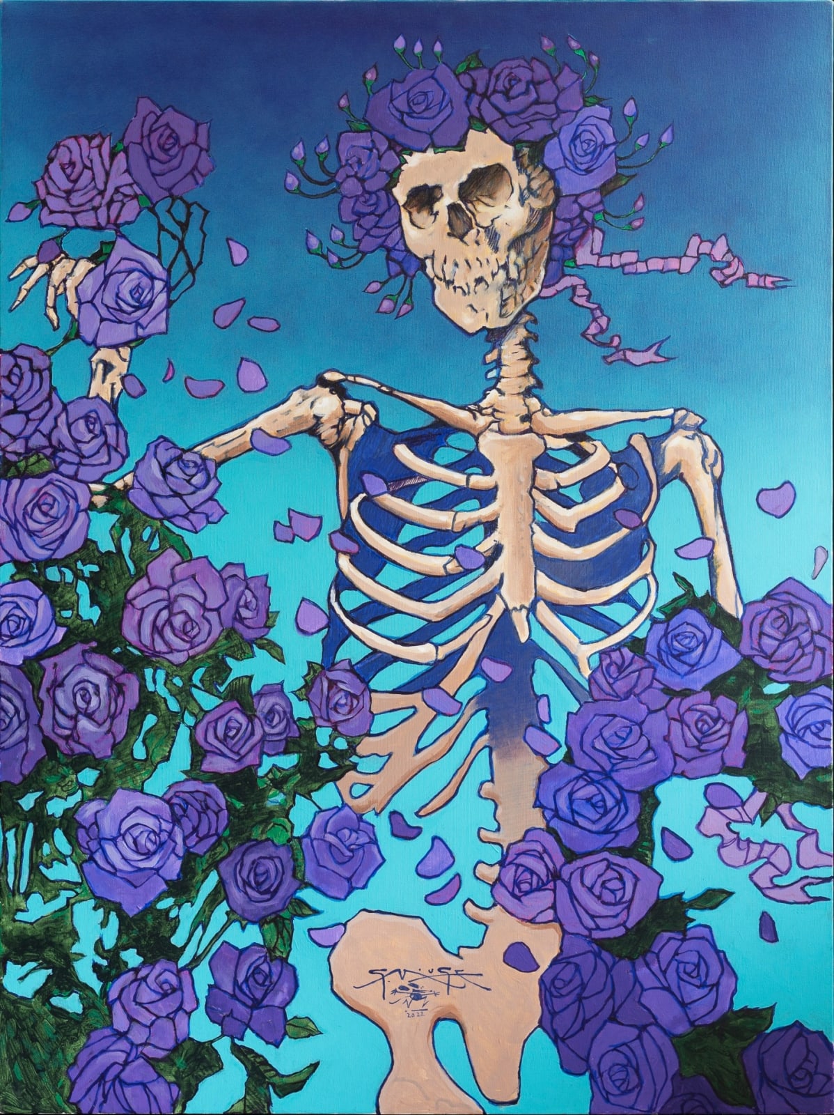 Stanley Mouse, Purple Haze, 2022