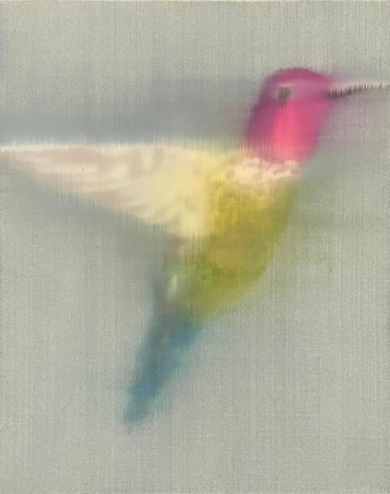 Alison Van Pelt, Silvery Blue Hummingbird, 2022