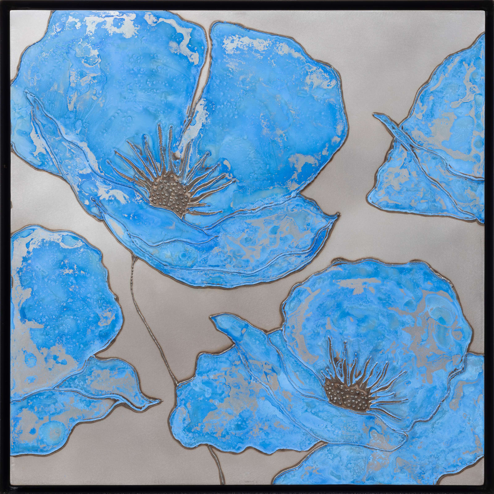Nick Moss, Blue Poppies, 2023