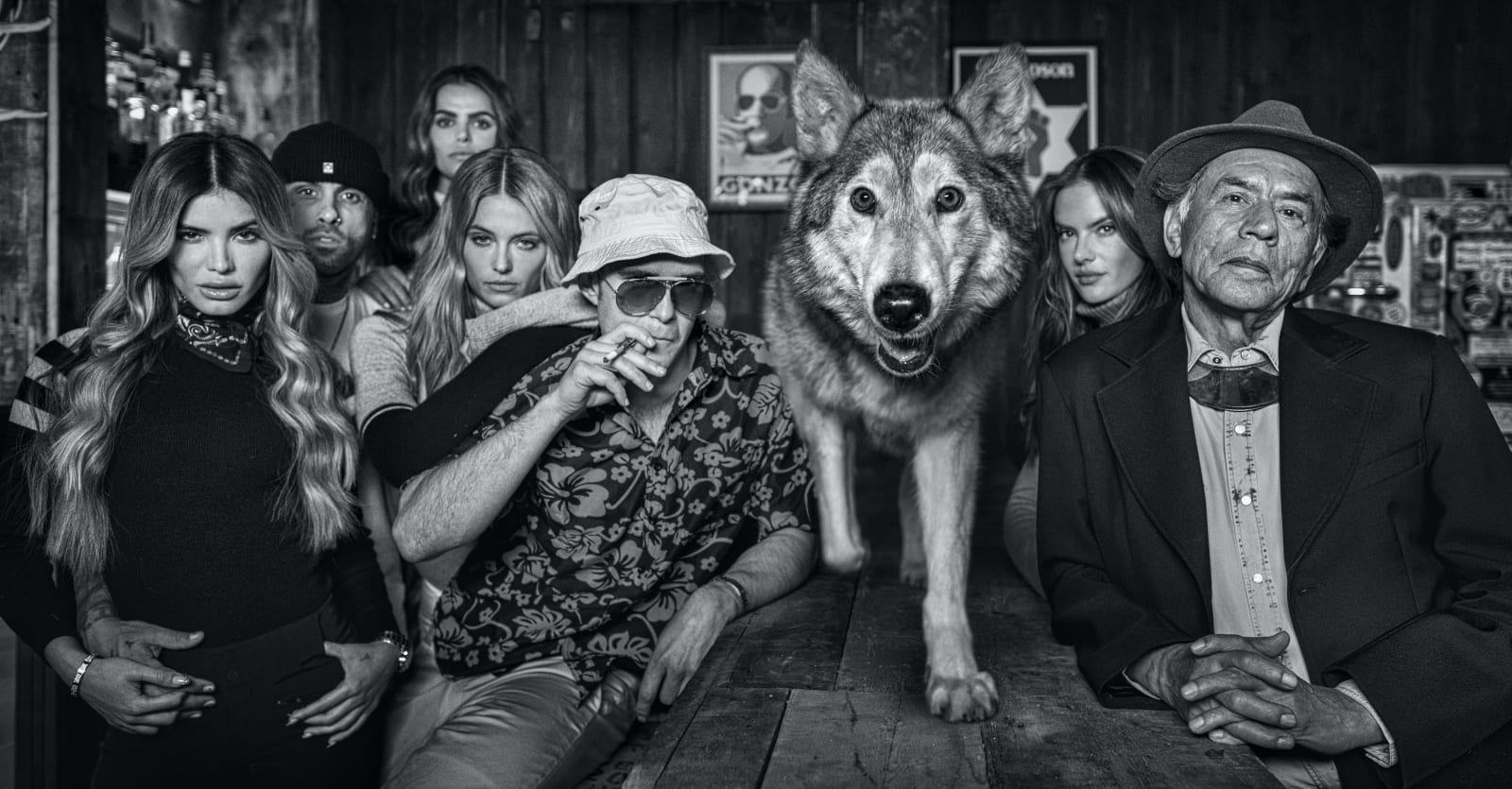 David Yarrow, Lock in at Woody Creek Tavern, 2022