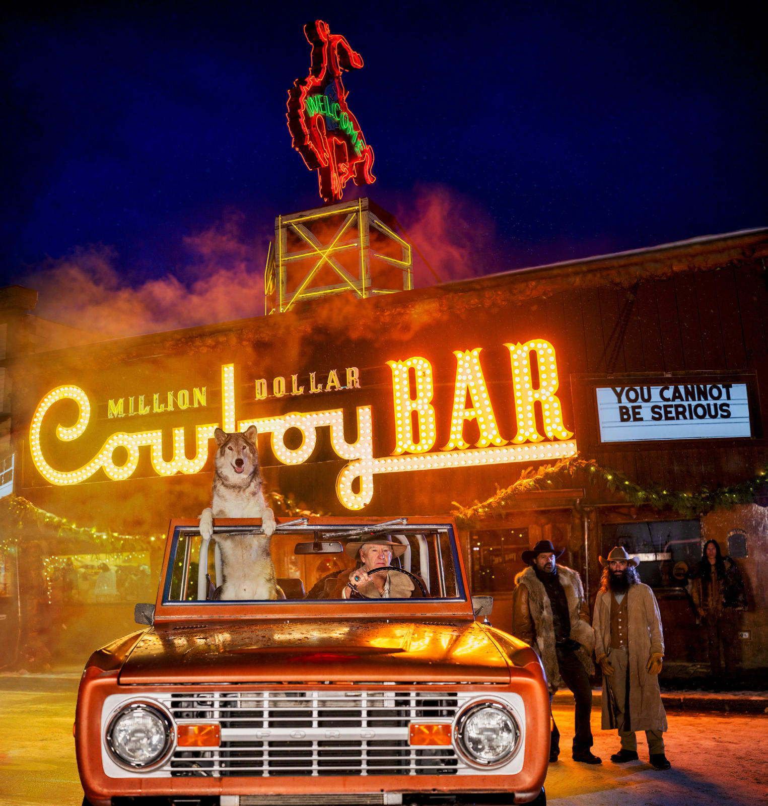 David Yarrow, You Cannot be Serious (Color), 2025