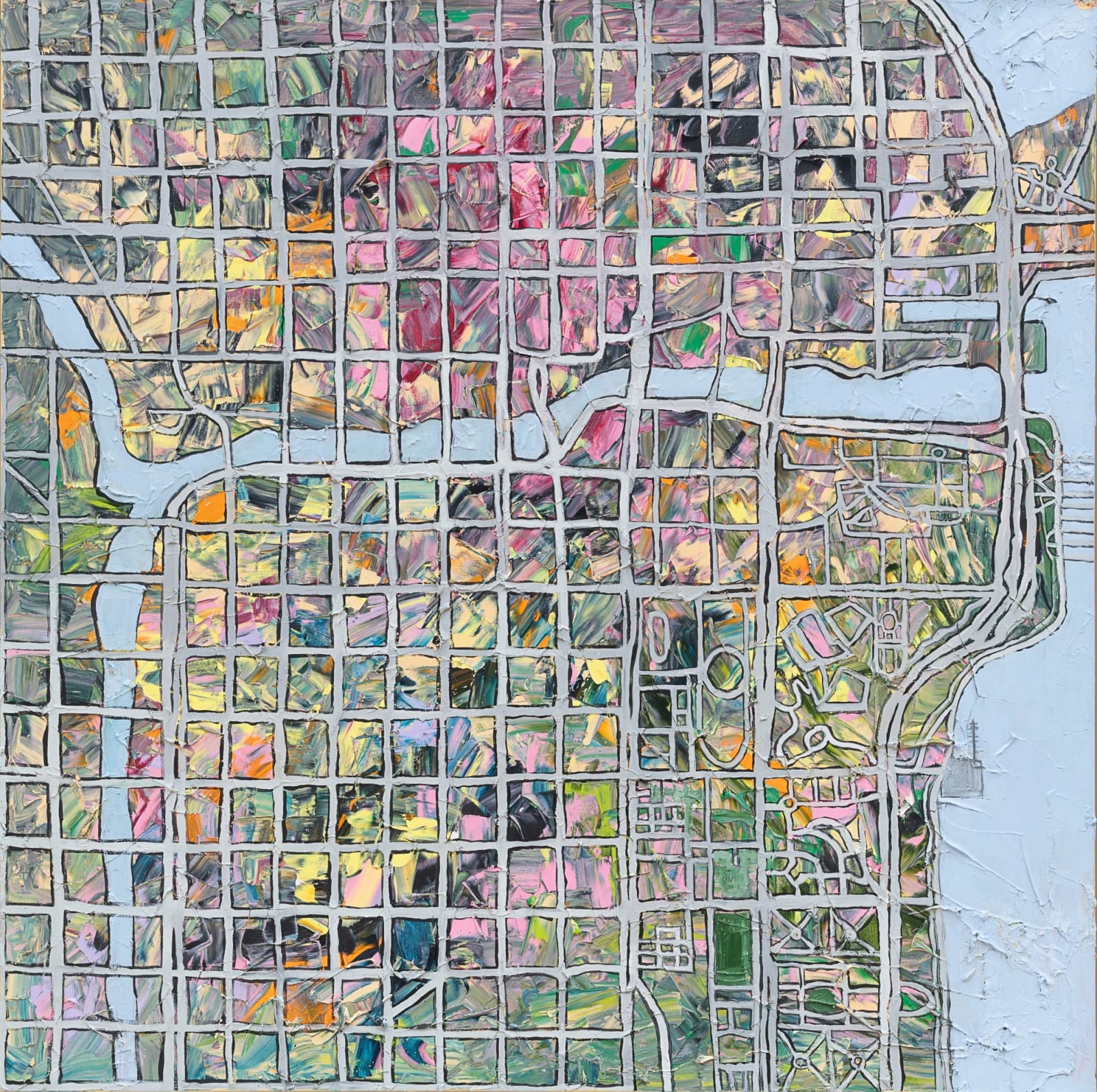 Lisa Kinzelberg, Chicago Riverwalk II, 2025