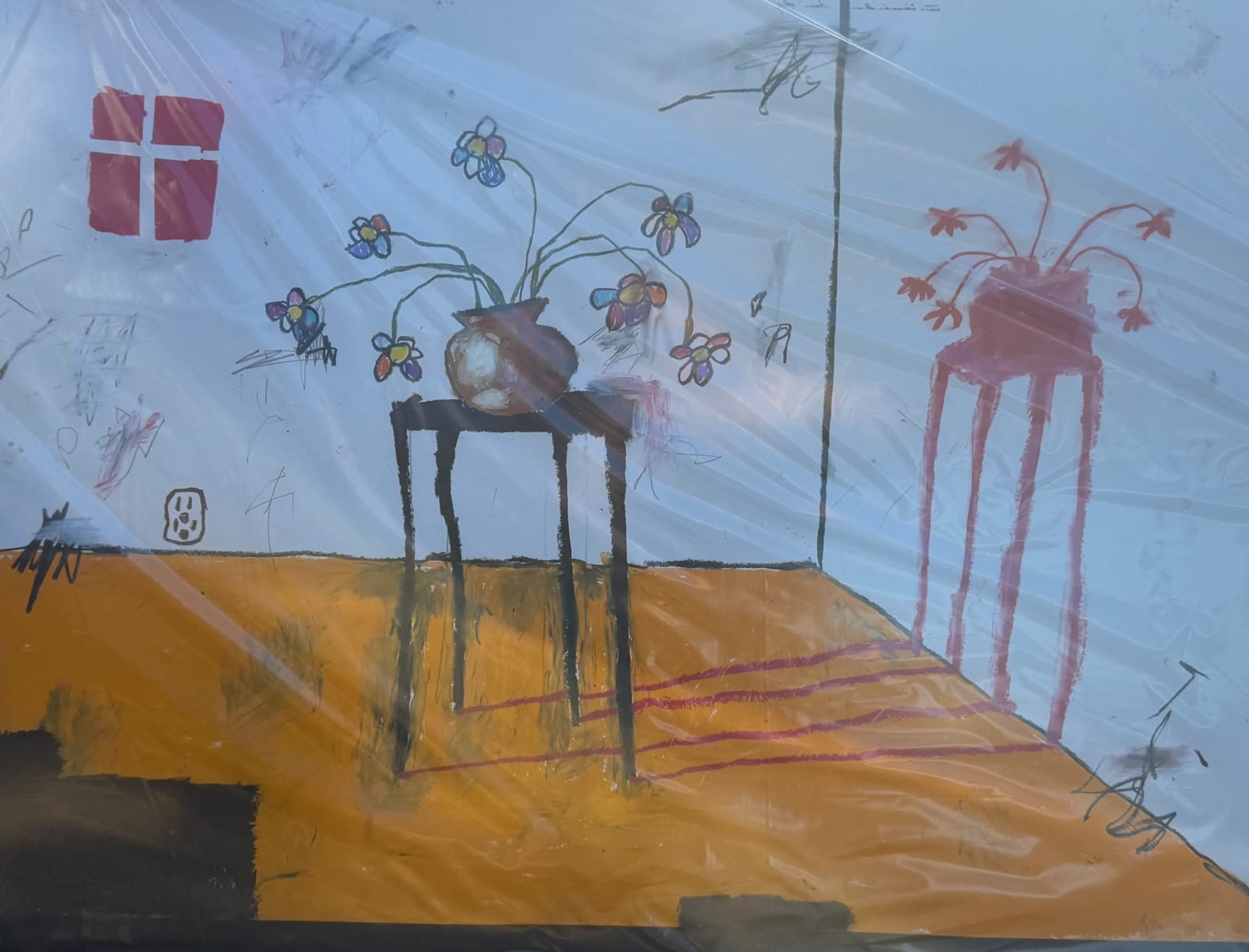 Daniel Yocum, Orange Room Bloom,, 2025