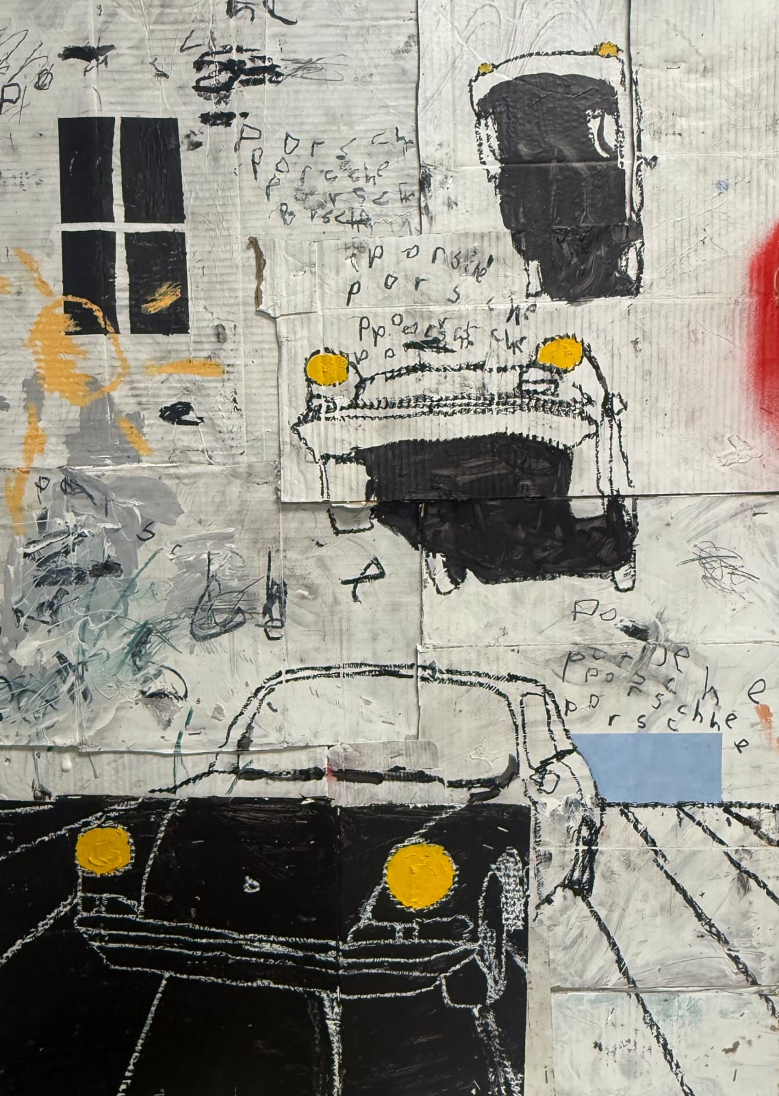 Daniel Yocum, Porsche Study for Interzone, 2025