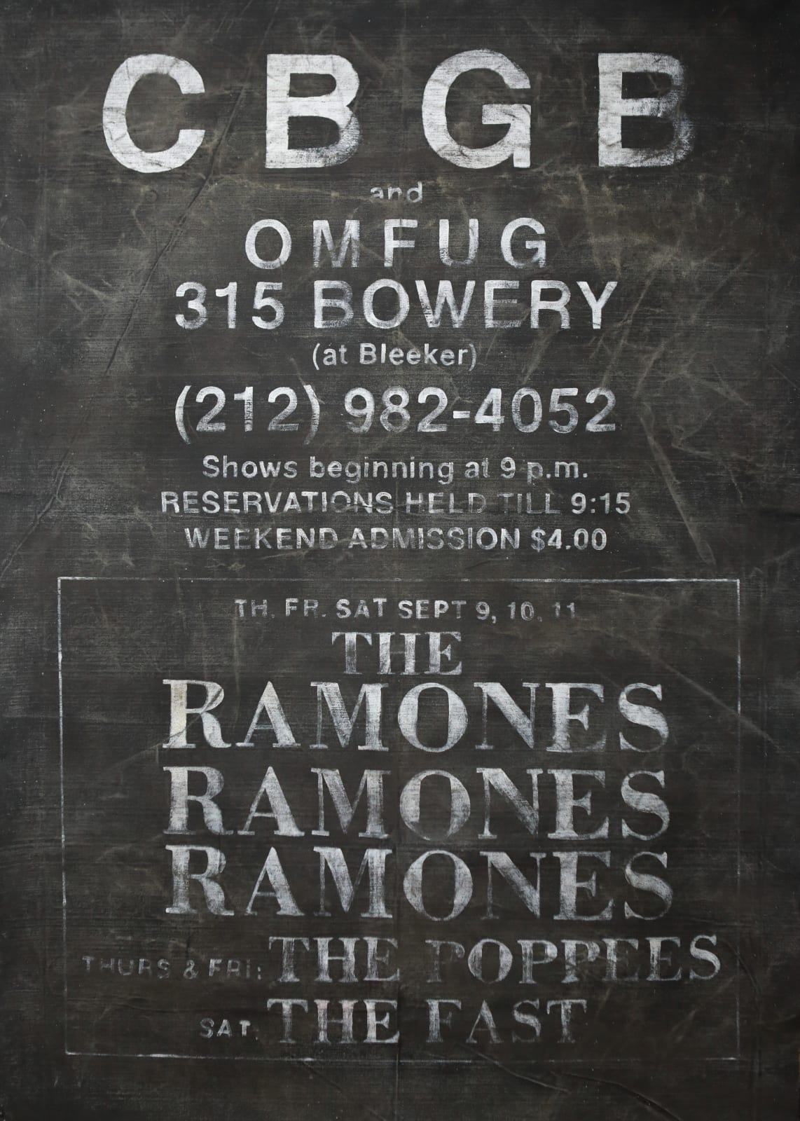 Robert Thomas, CBGB, 2024