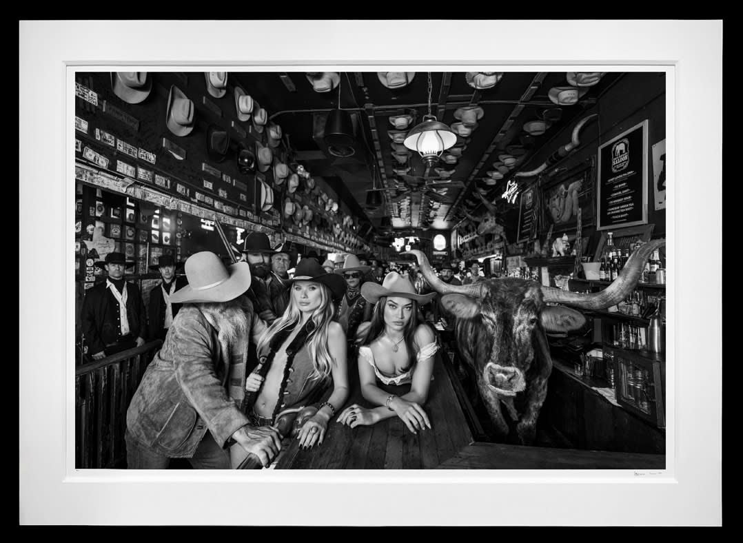 David Yarrow, The White Elephant Saloon, 2024