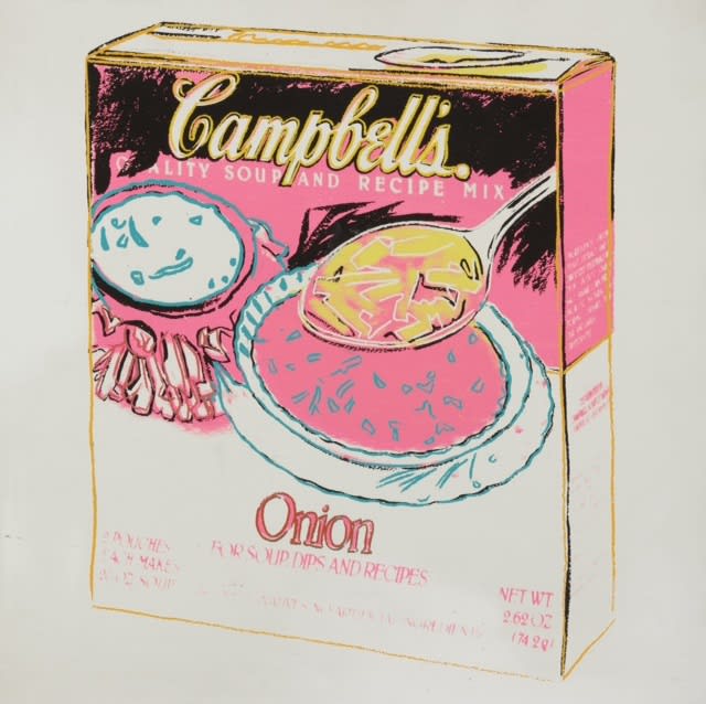 Andy Warhol, Campbell’s Onion Soup Box, 1986