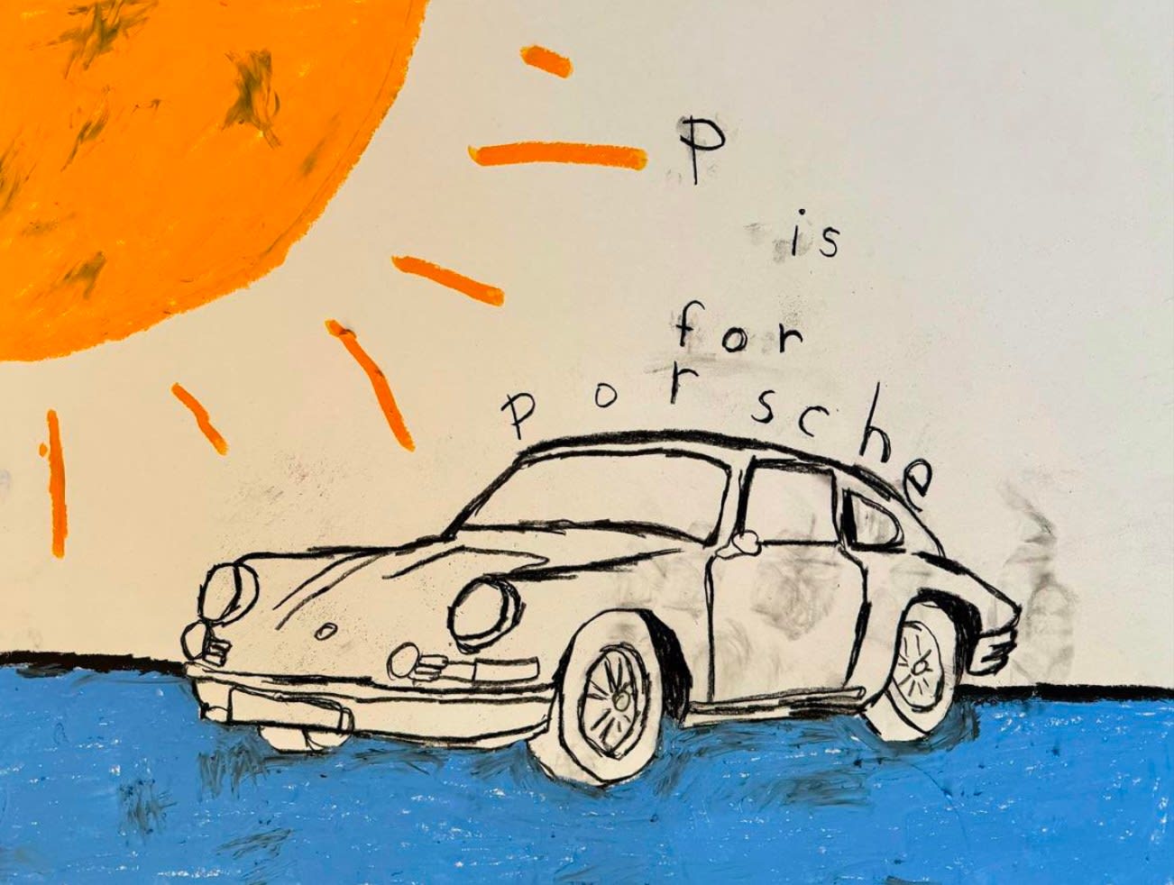 Daniel Yocum, Porsche in the Sun, 2024