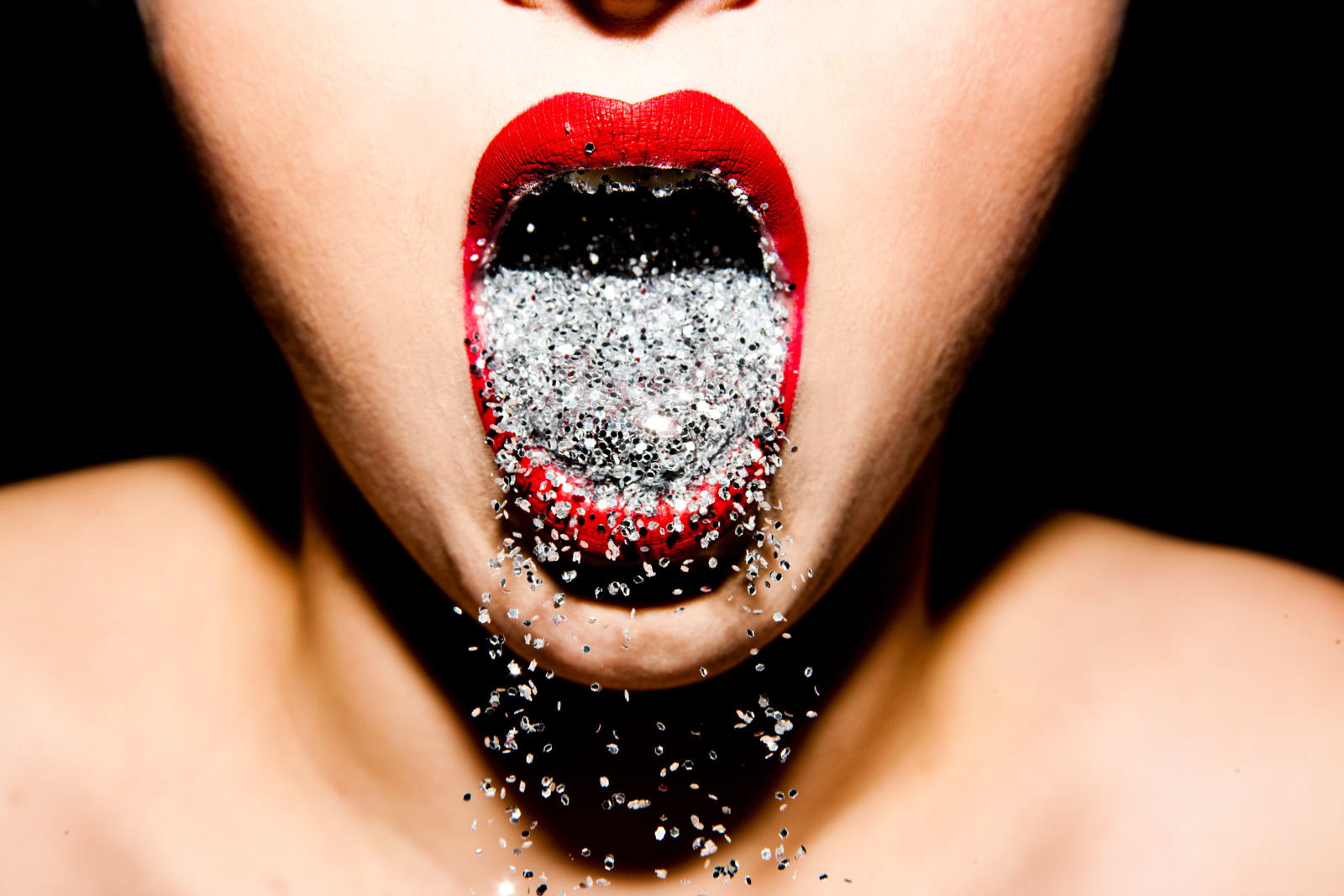 Tyler Shields, Glitter Mouth, 2012
