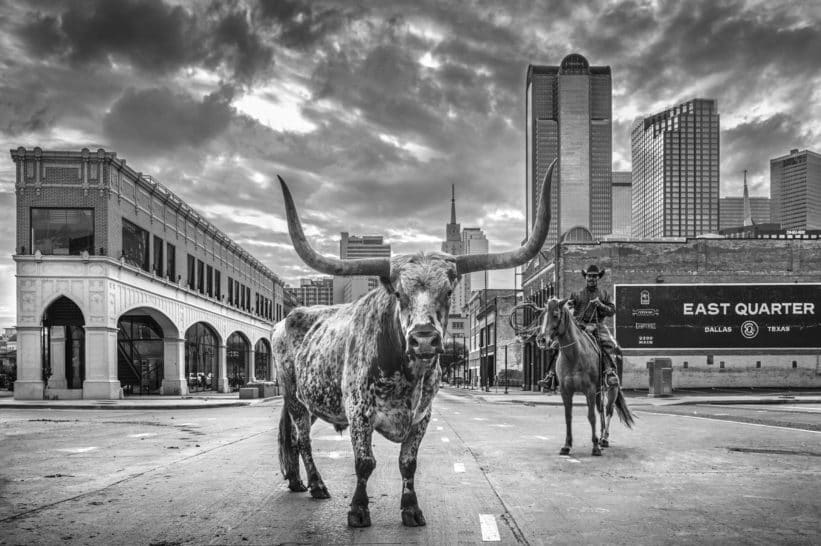 David Yarrow, A Dallas Cowboy, 2020