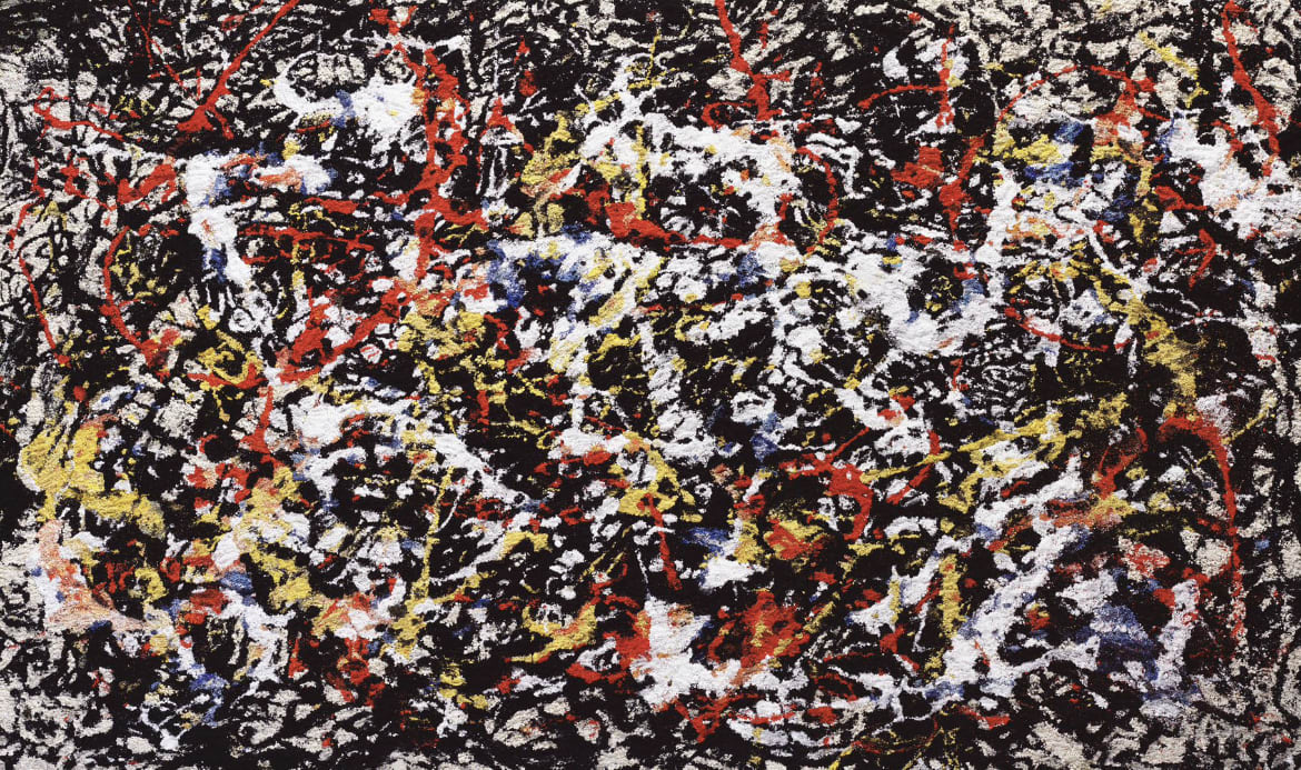 Vik Muniz, Convergence: Number 10, after Jackson Pollock (Pictures of Pigment), 2008