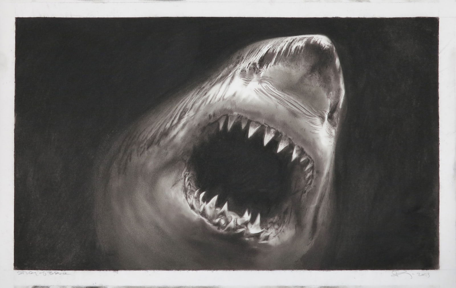 Robert Longo, Study of Bruce, 2013