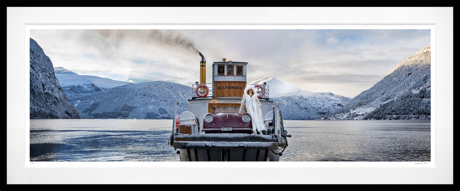 David Yarrow, The Girl on the Ferry (Color), 2025