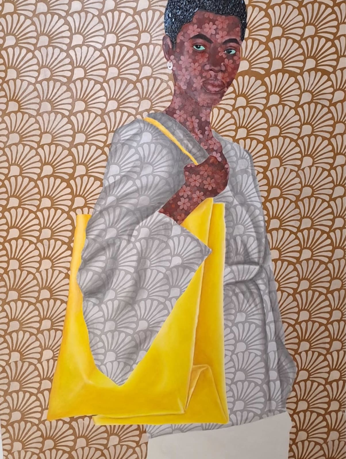 Seth Fiifi Afful, Golden Bag of Art, 2023