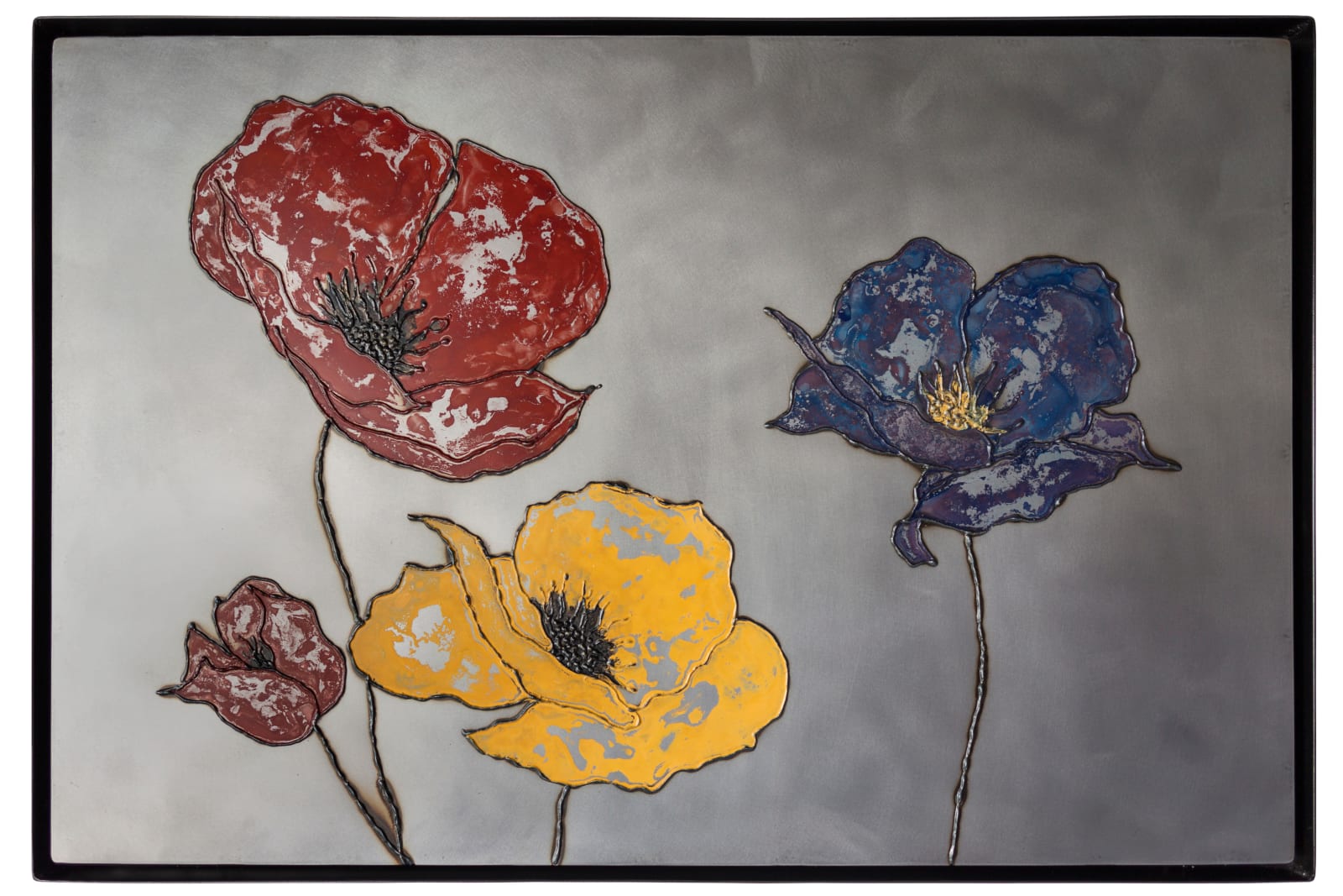 Nick Moss, 4 Poppies, 2022
