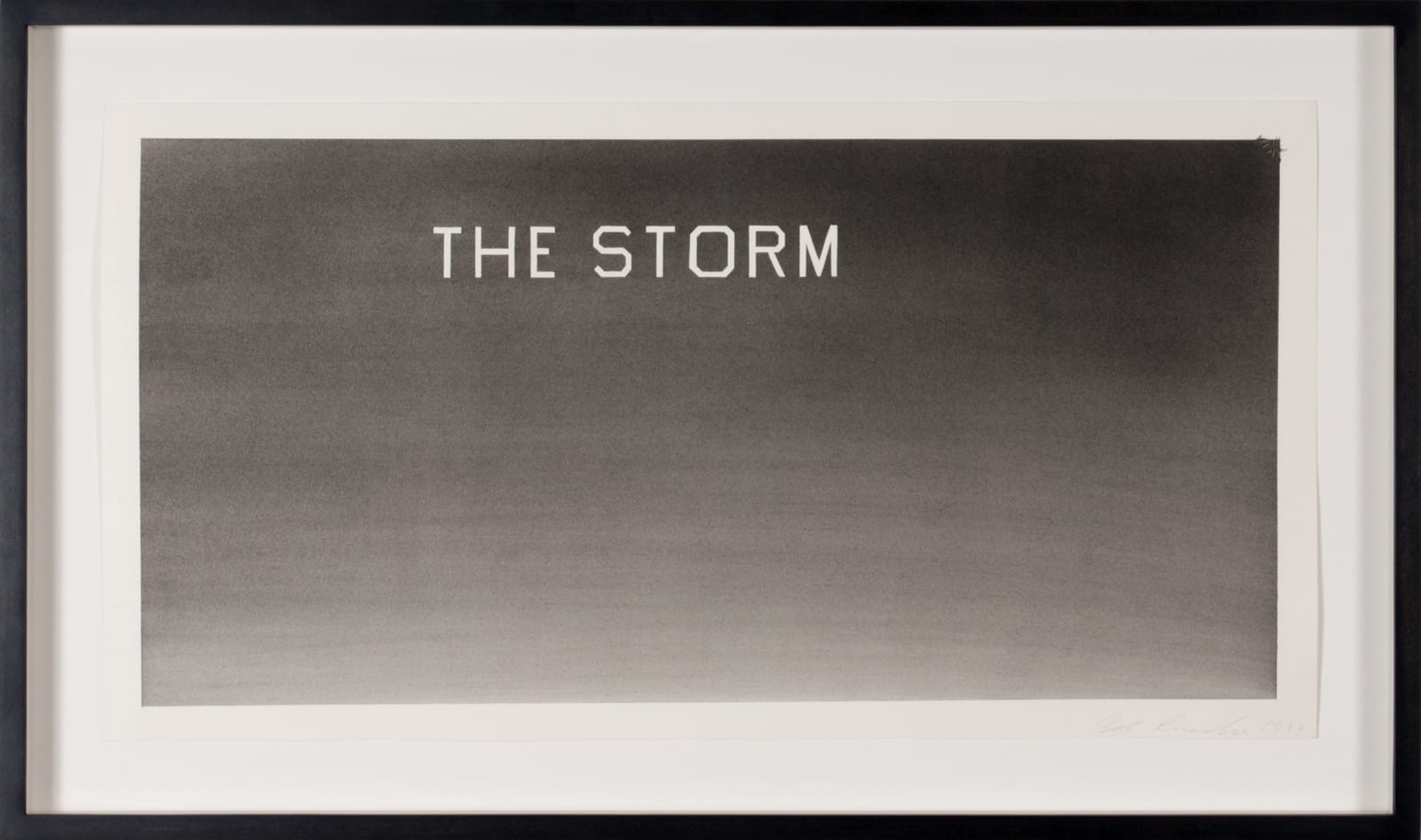 Ed Ruscha, The Storm, 1984