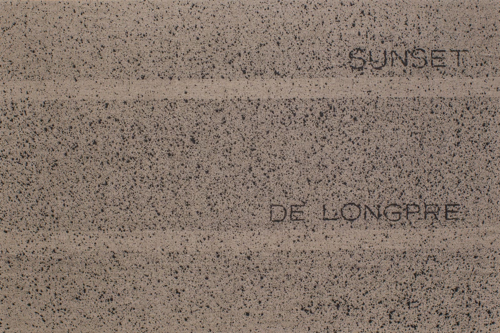 Ed Ruscha, Sunset De Longpre, 2001