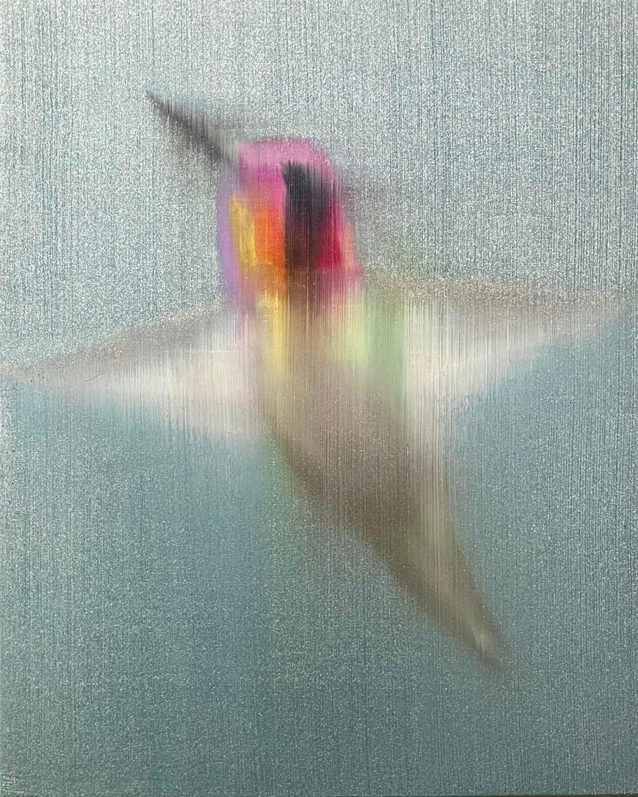 Alison Van Pelt, Silver and White Hummingbird, 2022