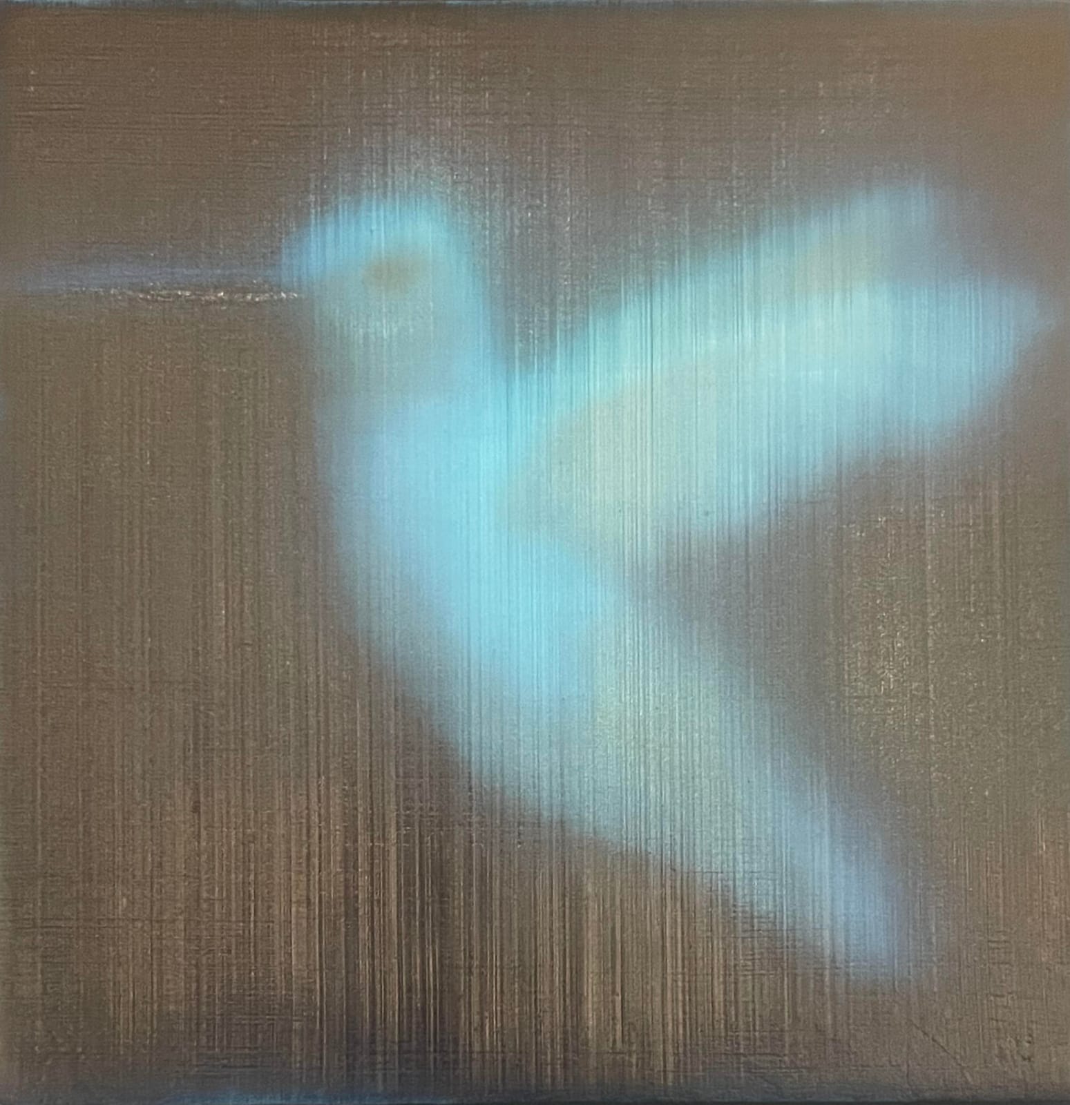 Alison Van Pelt, Dark Turquoise Hummingbird, 2022