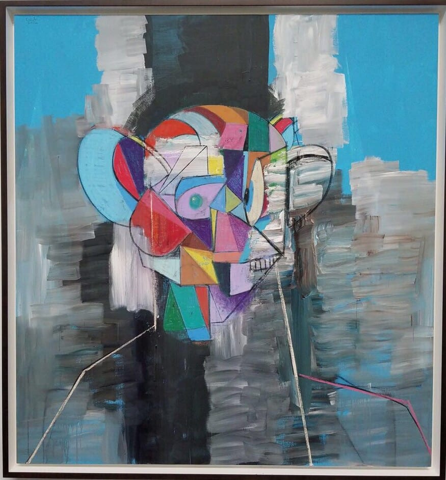 George Condo, Lion Man, 2012